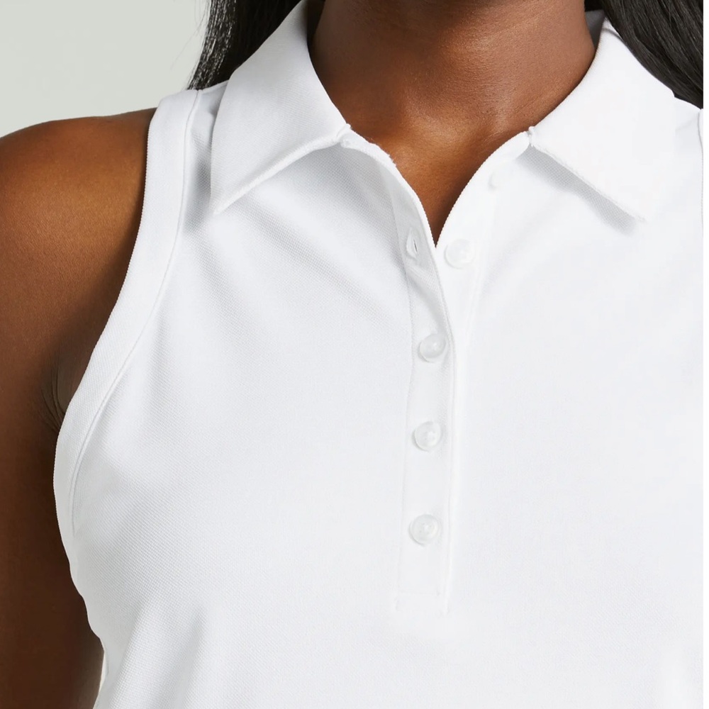 NWT Vuori Pique Polo Top - Picture 4 of 5